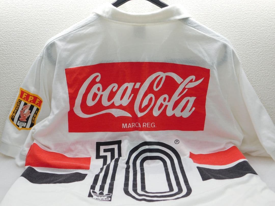 1990 SPFC adidas＆Coca-Colaバージョン公式戦使用品　本物