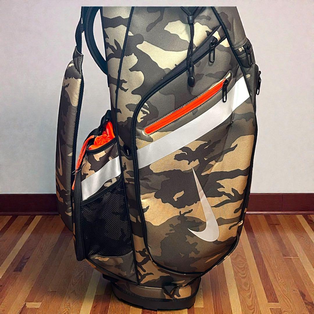 ほぼ未使用級❣️極美品✨NIKE ゴルフ キャディバッグ 14分割 カモフラ 迷彩