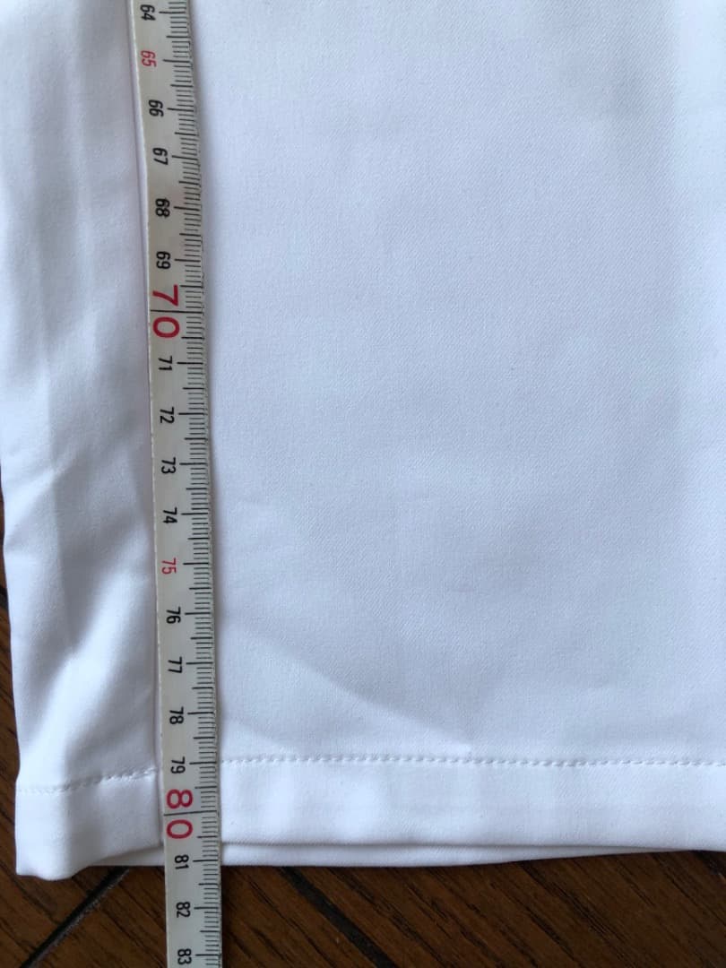 新品 L マンシングウェア ゴルフパンツ　春夏　ホワイト