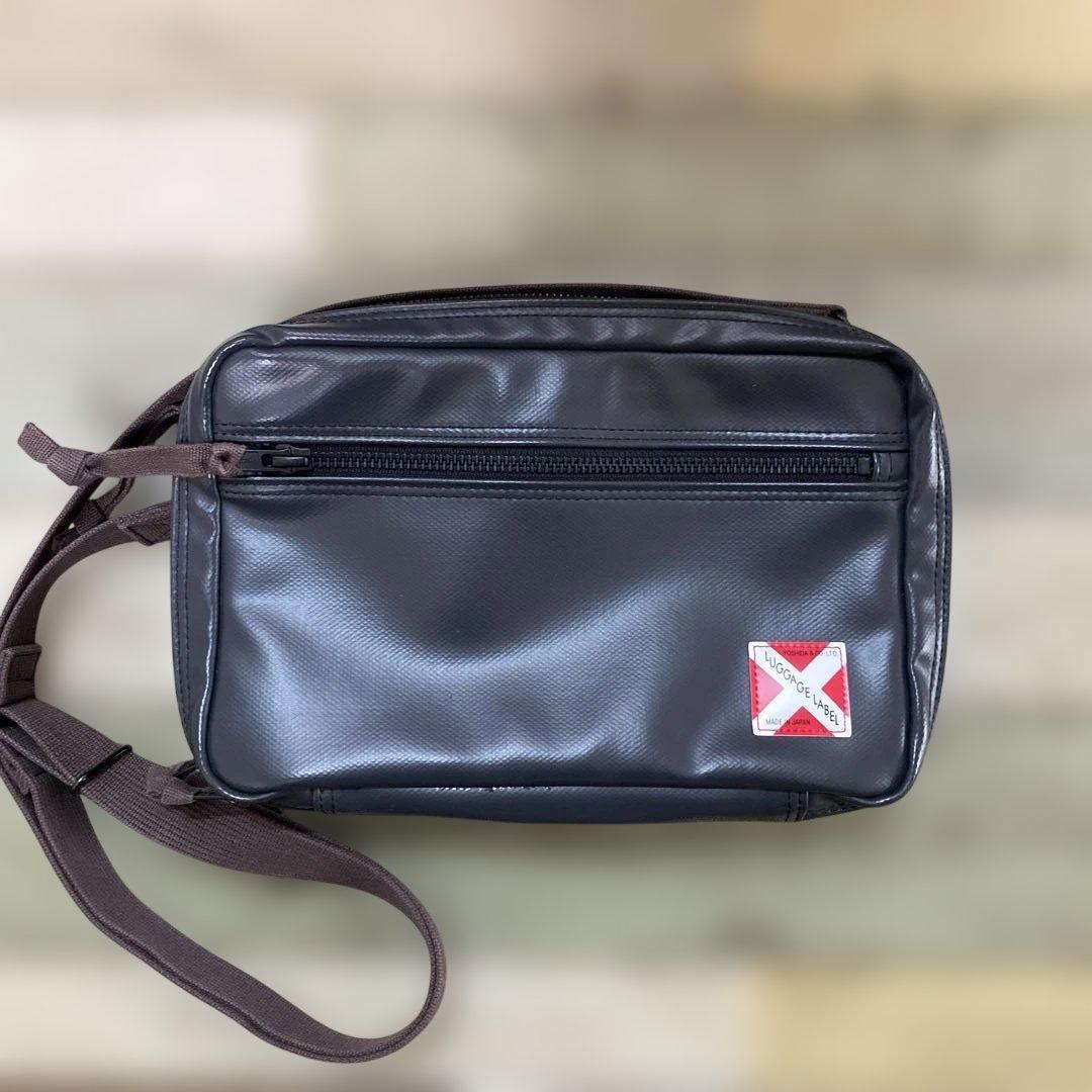 美品　ラゲッジレーベル 二層式 ライナー ショルダーバッグ