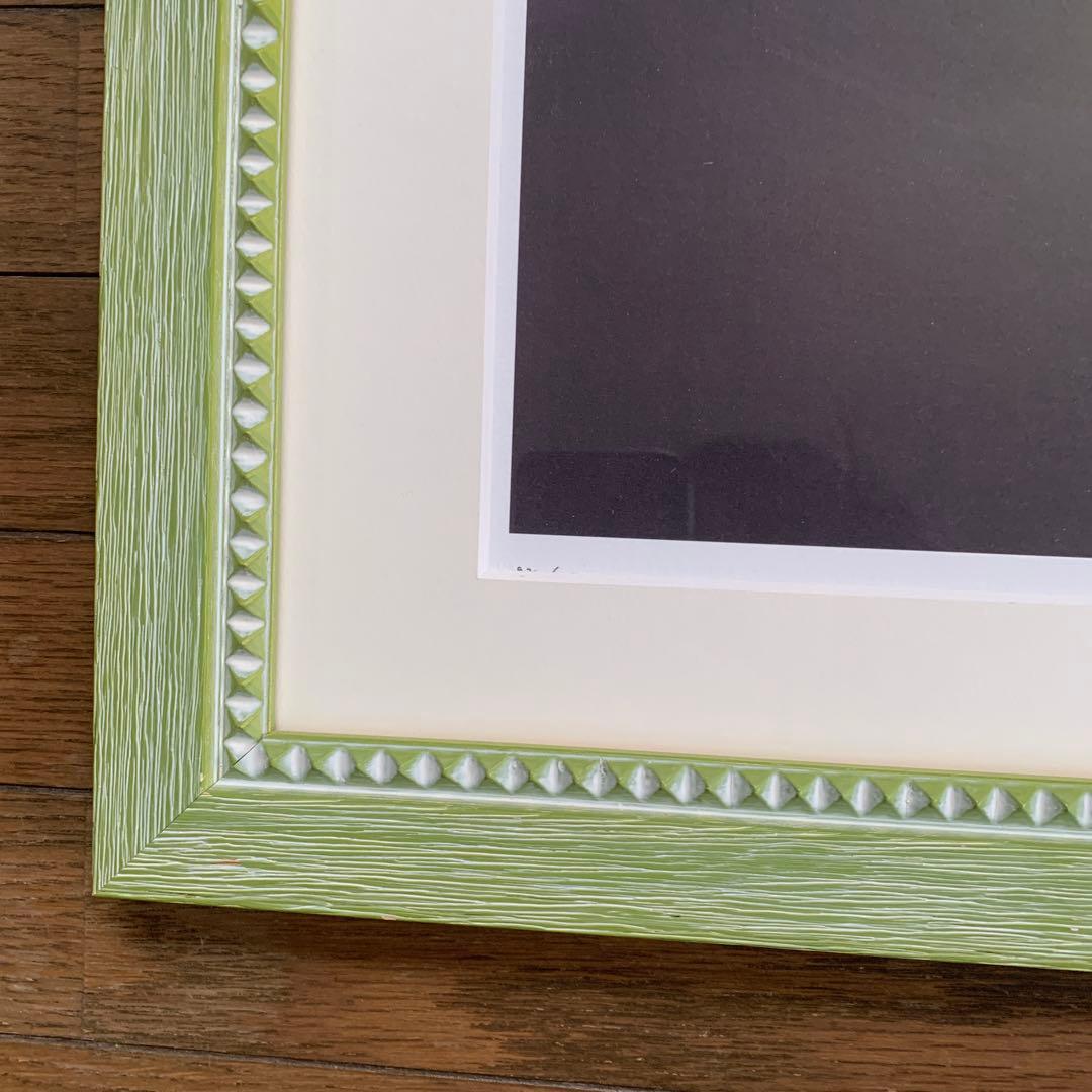 牧野千穂　版画（ジクレー）　題名 「ターミナル」