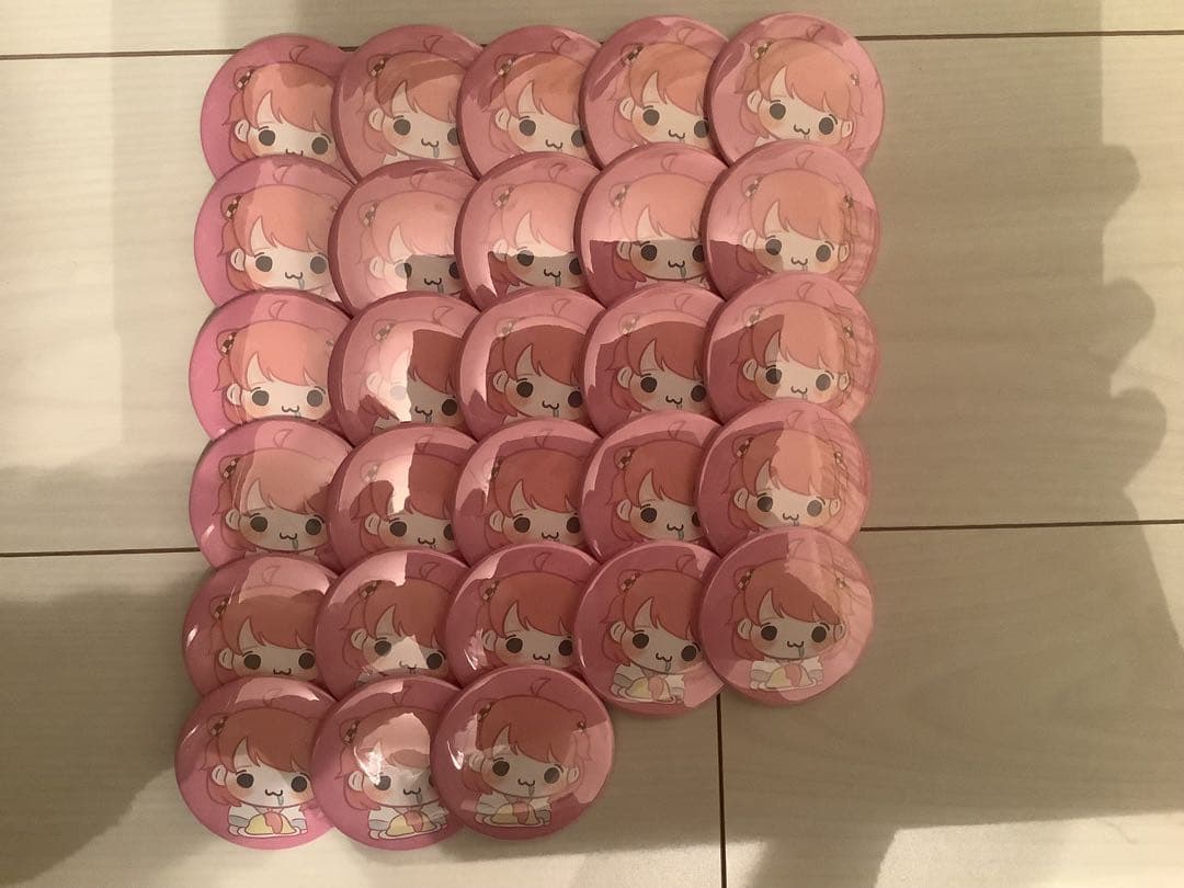 のあさん　直筆缶バッジ 28個セット