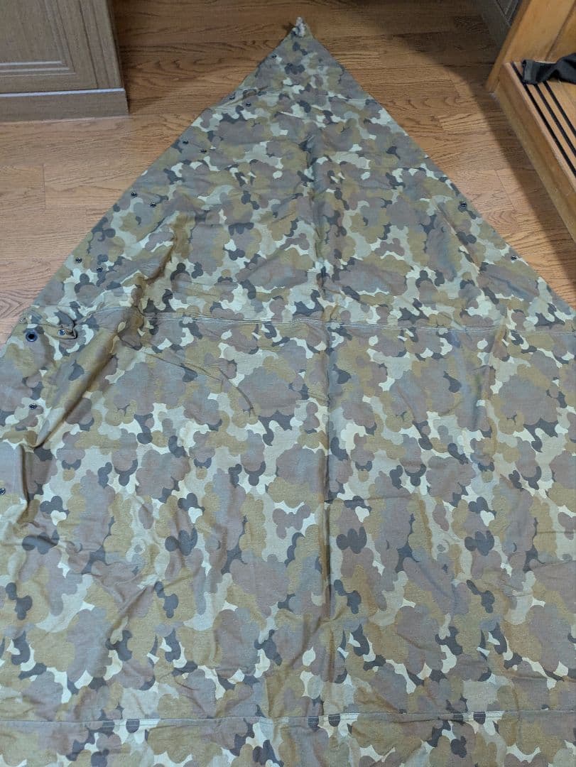 US パップテント　ミッチェルパターン　レプリカ　2枚　美品　軍幕