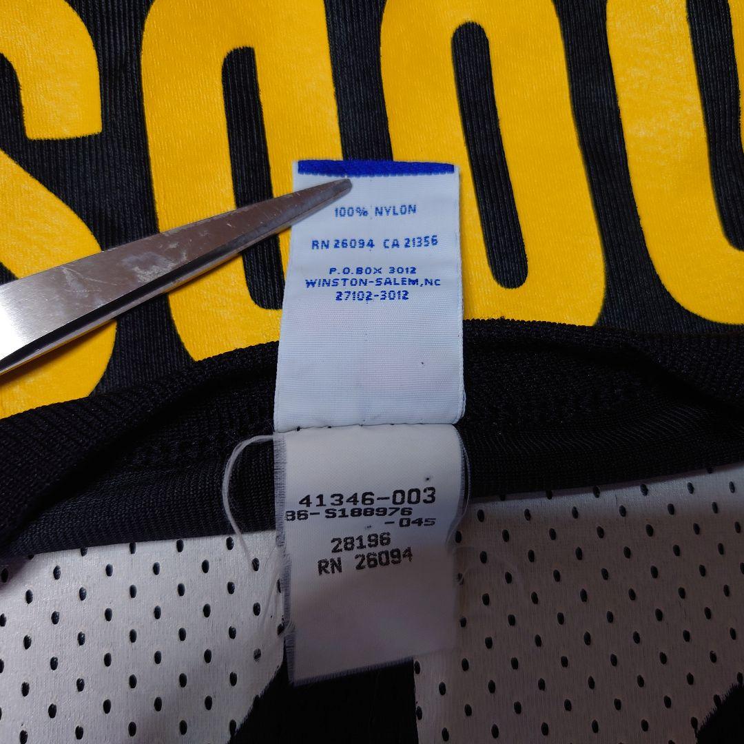 USA製 90sChampion両方ビッグプリントナンバリングフットボールシャツ