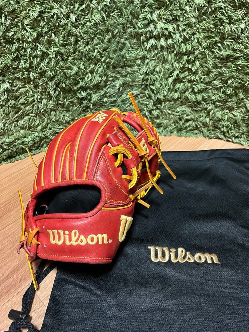 Wilson A2K OA1GM 硬式内野手用グラブ 11.5インチ レッド系