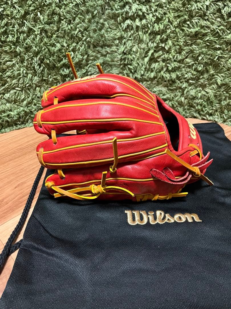 Wilson A2K OA1GM 硬式内野手用グラブ 11.5インチ レッド系