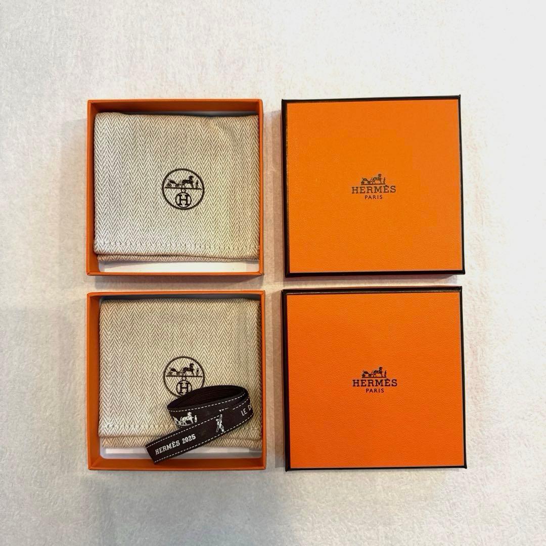 HERMES オレンジボックス アクセサリー入れ 空箱・保存袋 2個セット 紙袋