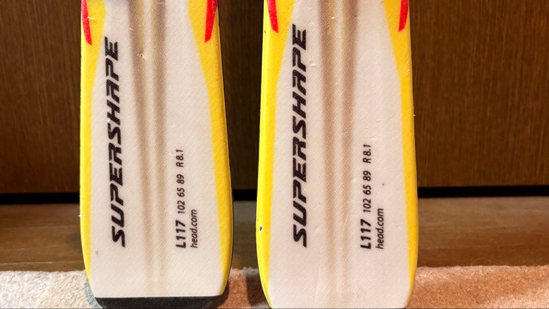 HEAD 子ども用スキー靴、板、ストックセット