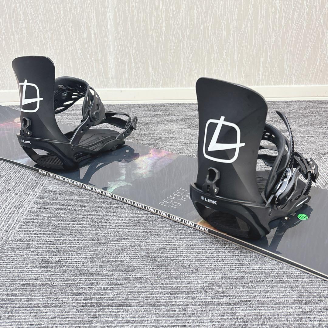 36美品❗️超豪華❗️ATOMIC/LINK メンズスノーボードセット★153cm