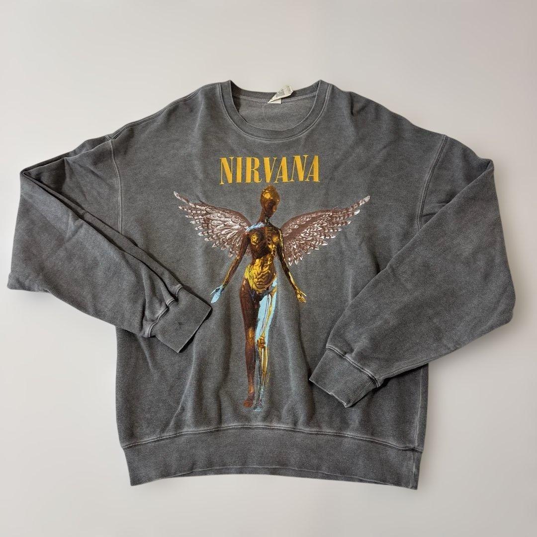 早い者勝ち【90s】©️NIRVANA IN UPERO スウェット グレー