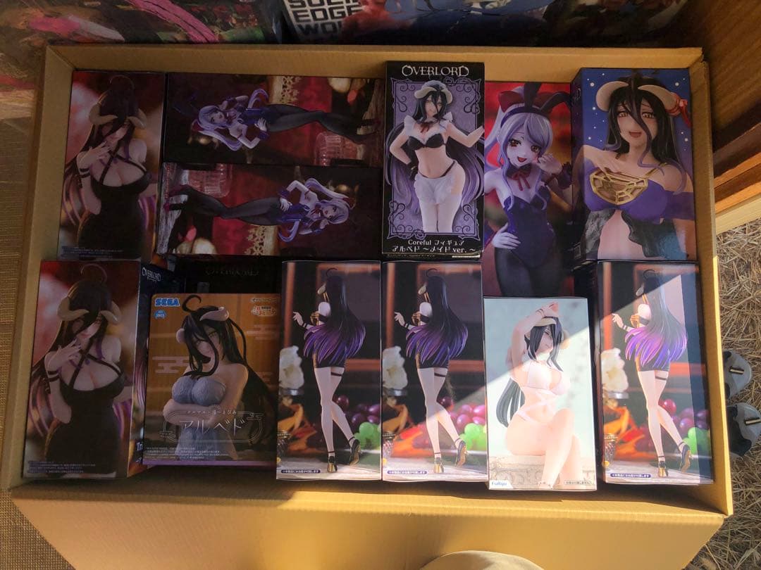 アルベド　シャルティア　バニー　ぬースト　メイド　和服　ドレス　70個