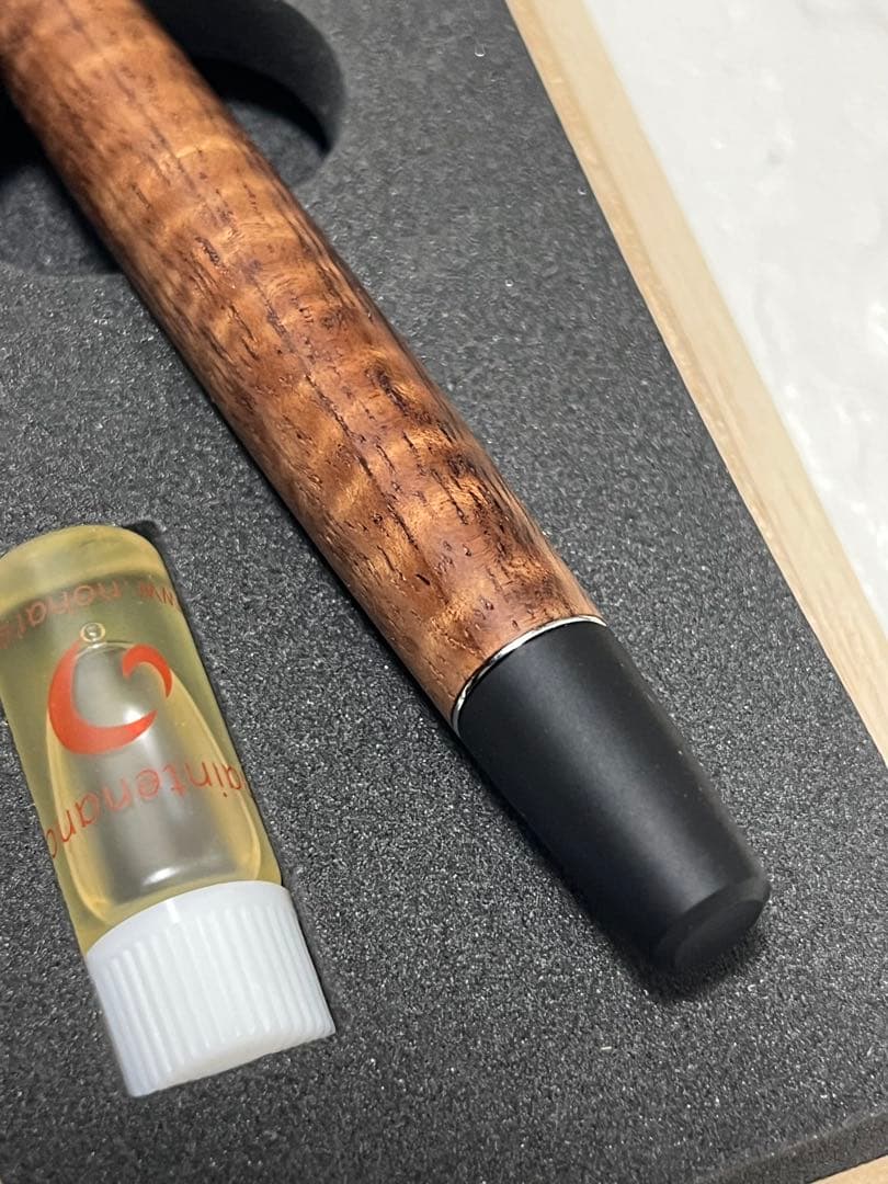 野原工芸 ハワイアンコアカーリー ボールペン　ロータリー SANZO シルバー