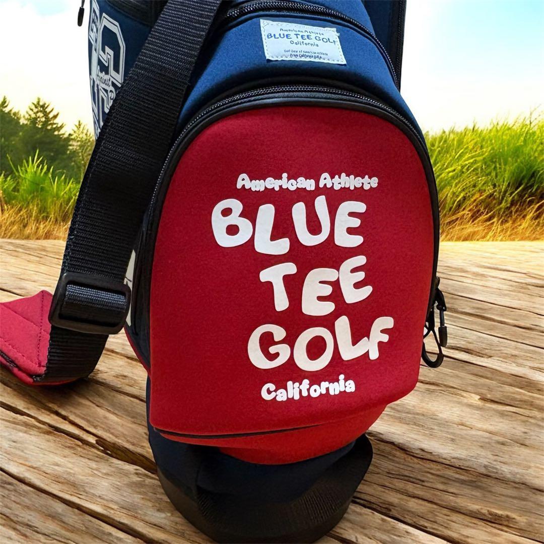 新素材　ブルーティーゴルフ キャディバッグ ストレッチ スタンドキャディバック
