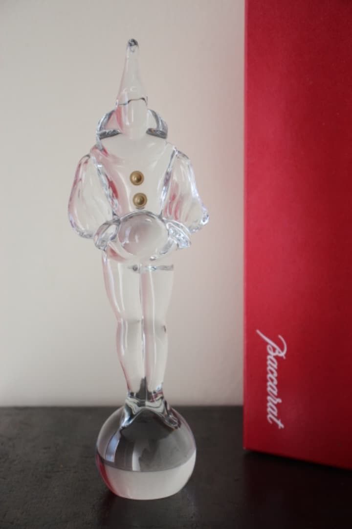 未使用・箱入　Baccarat　バカラ　仮面舞踏会　マスカレード　ピエロ