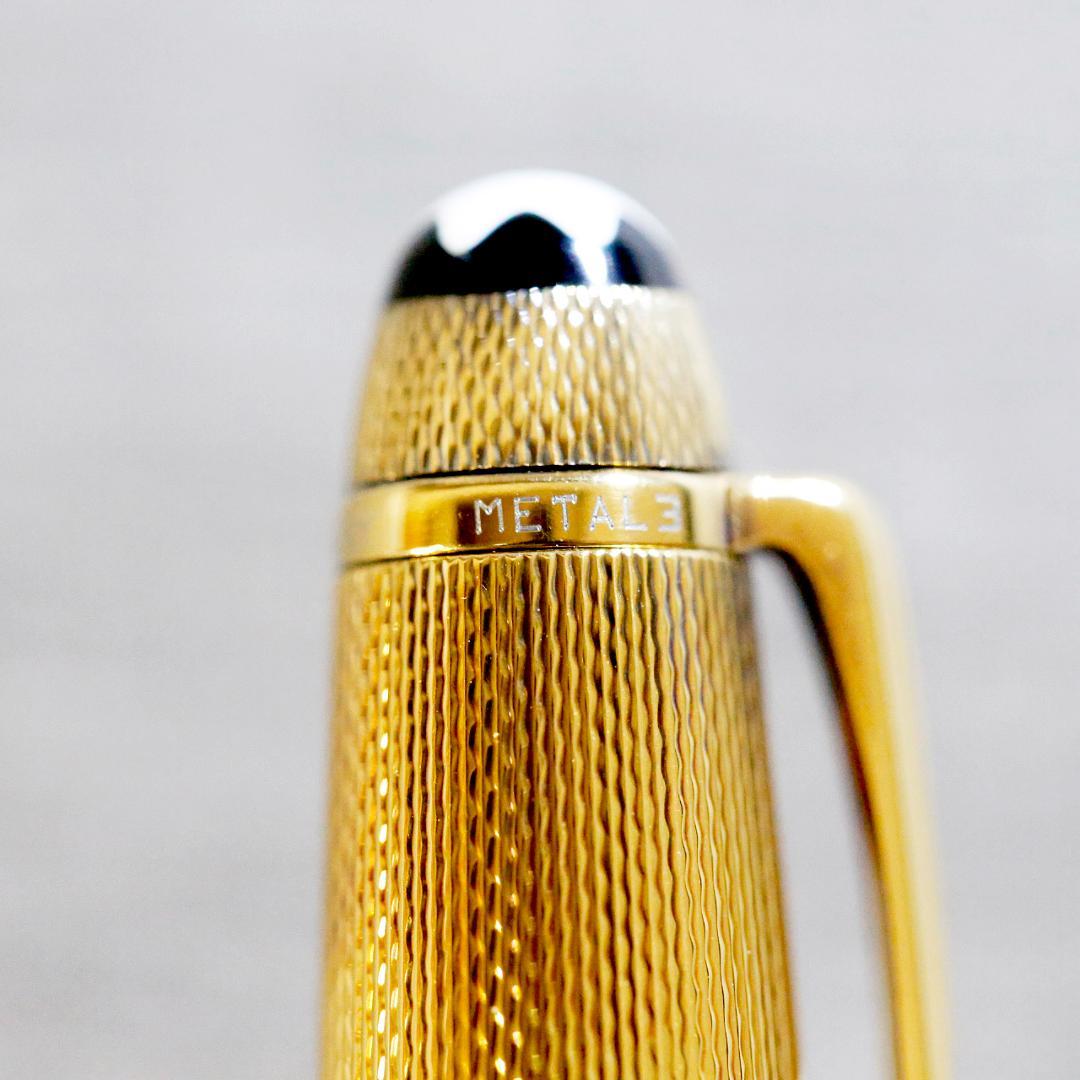 【送料込み】モンブラン ボールペン １６４３ ソリテール バーレイ バーメイル