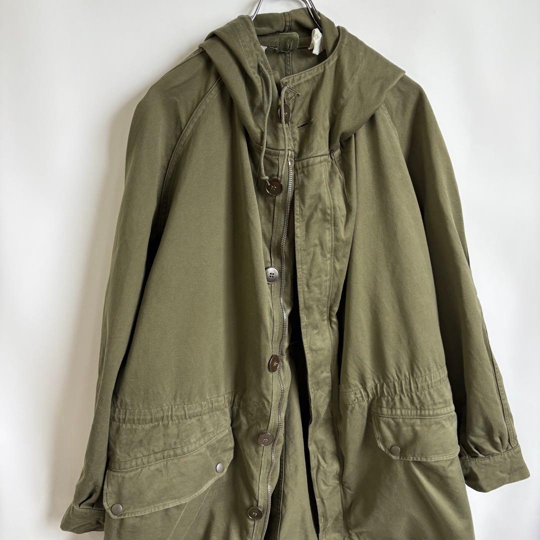 60s フランス軍 M64パーカー モッズコート ライナー付 ミリタリーコート