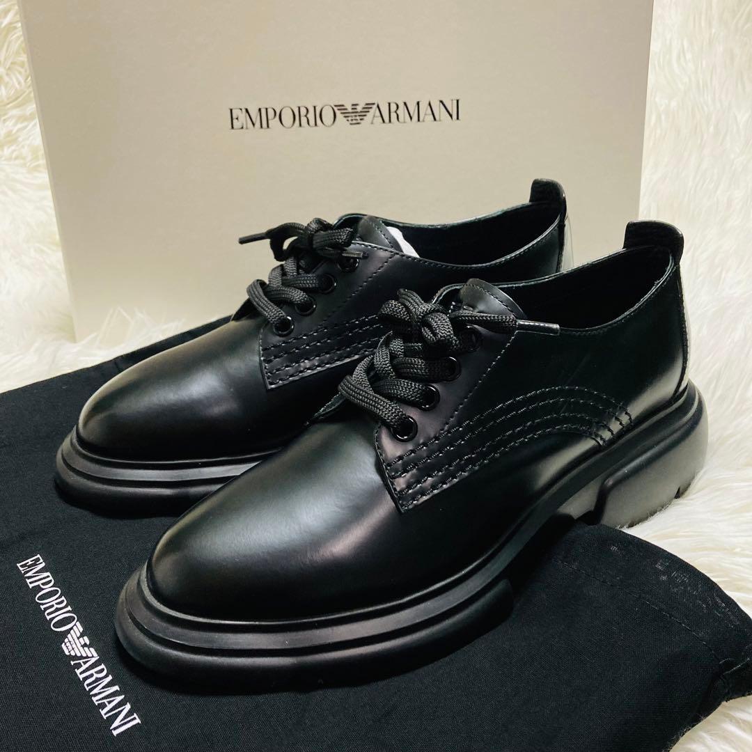エンポリオアルマー二　UK4 ブラック　プラットフォーム　シューズ　厚底　23㎝