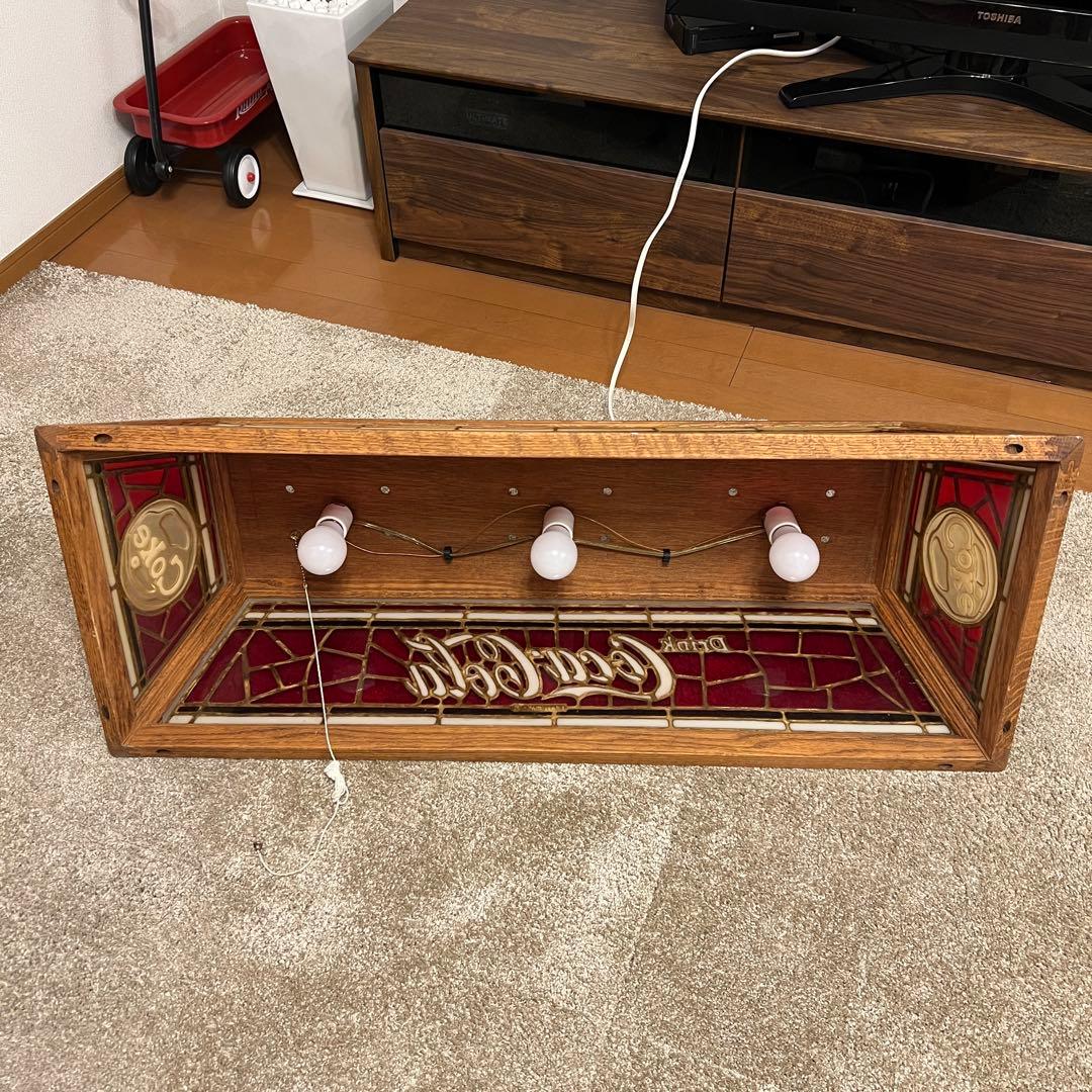 Coca-Cola コカコーラ　プールバーライト　ビンテージ　希少 ⭐️状態良好⭐️