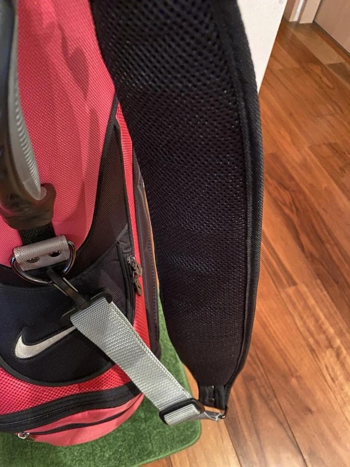 ナイキ レディース ピンク 軽量 ゴルフバッグ カート キャディバッグ レア
