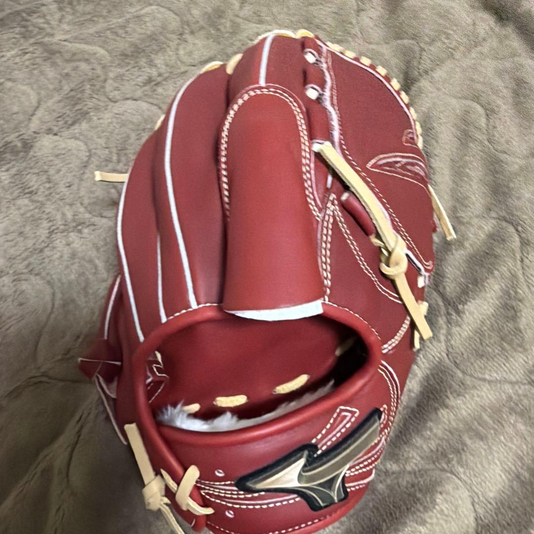 Global Elite 軟式グローブ レッド