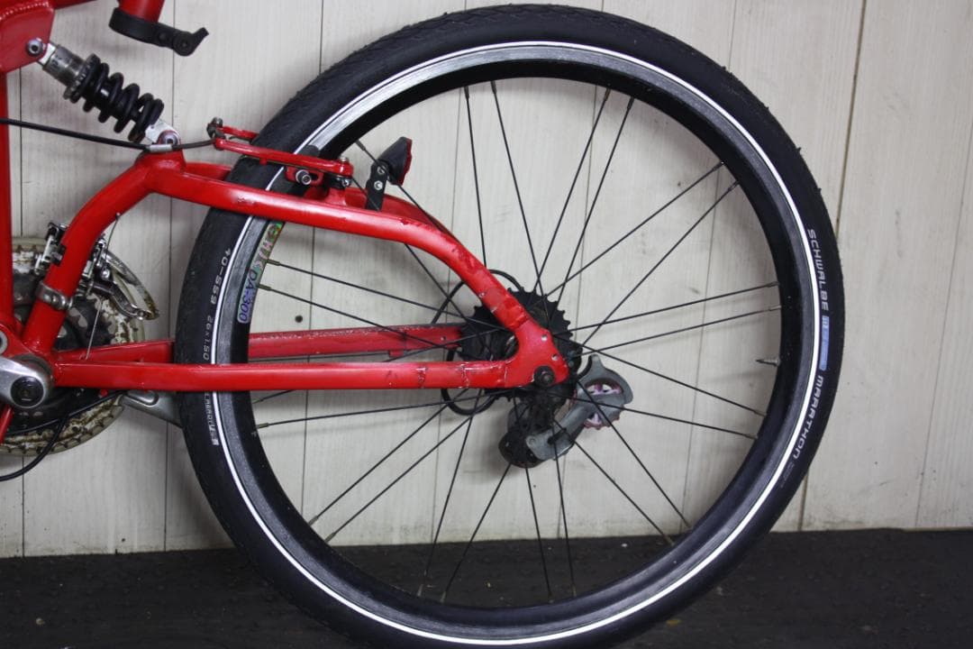 ZIPPO(ジッポー) 26型 アルミ 21速 450mm Wサス 折り畳MTB