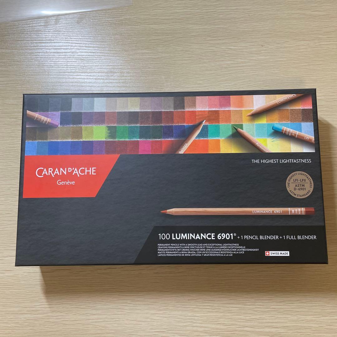 CARAN D'ACHE LUMINANCE 6901 100色セット