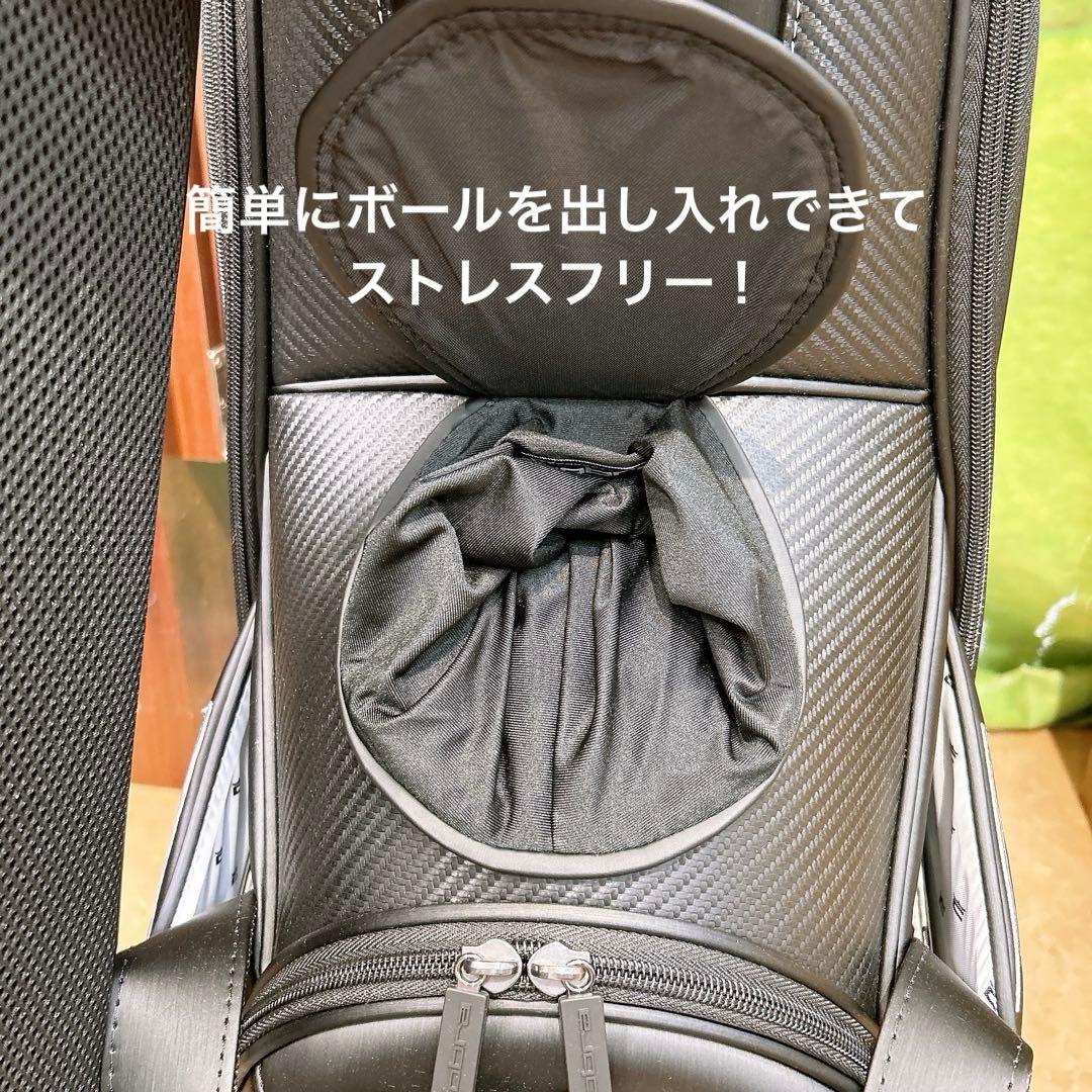 Cobra Vessel キャディバッグ ブラック/ホワイト　新品
