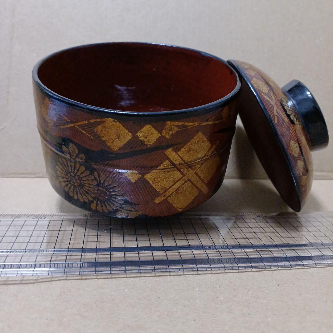 江戸時代の秀衝塗　椀