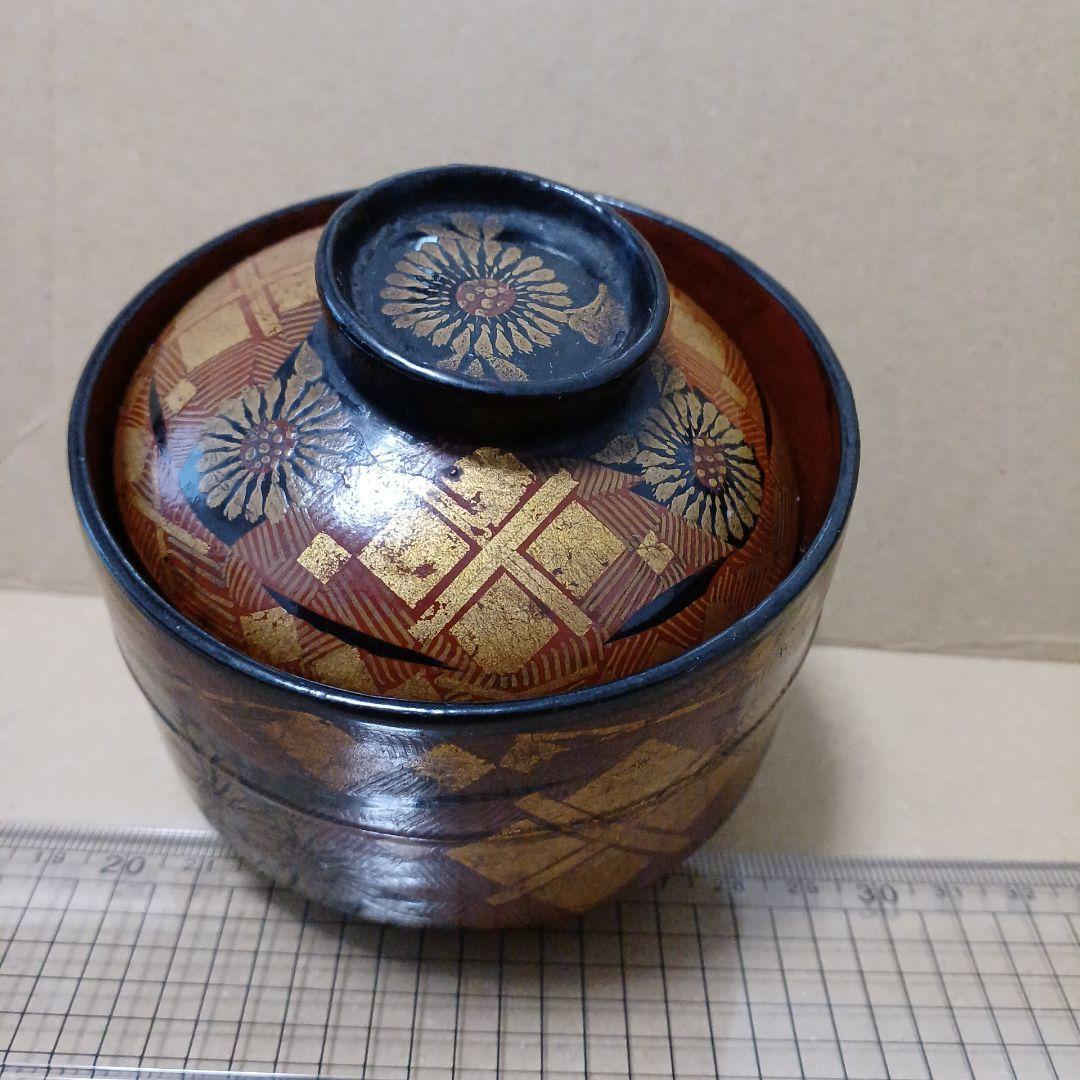 江戸時代の秀衝塗　椀