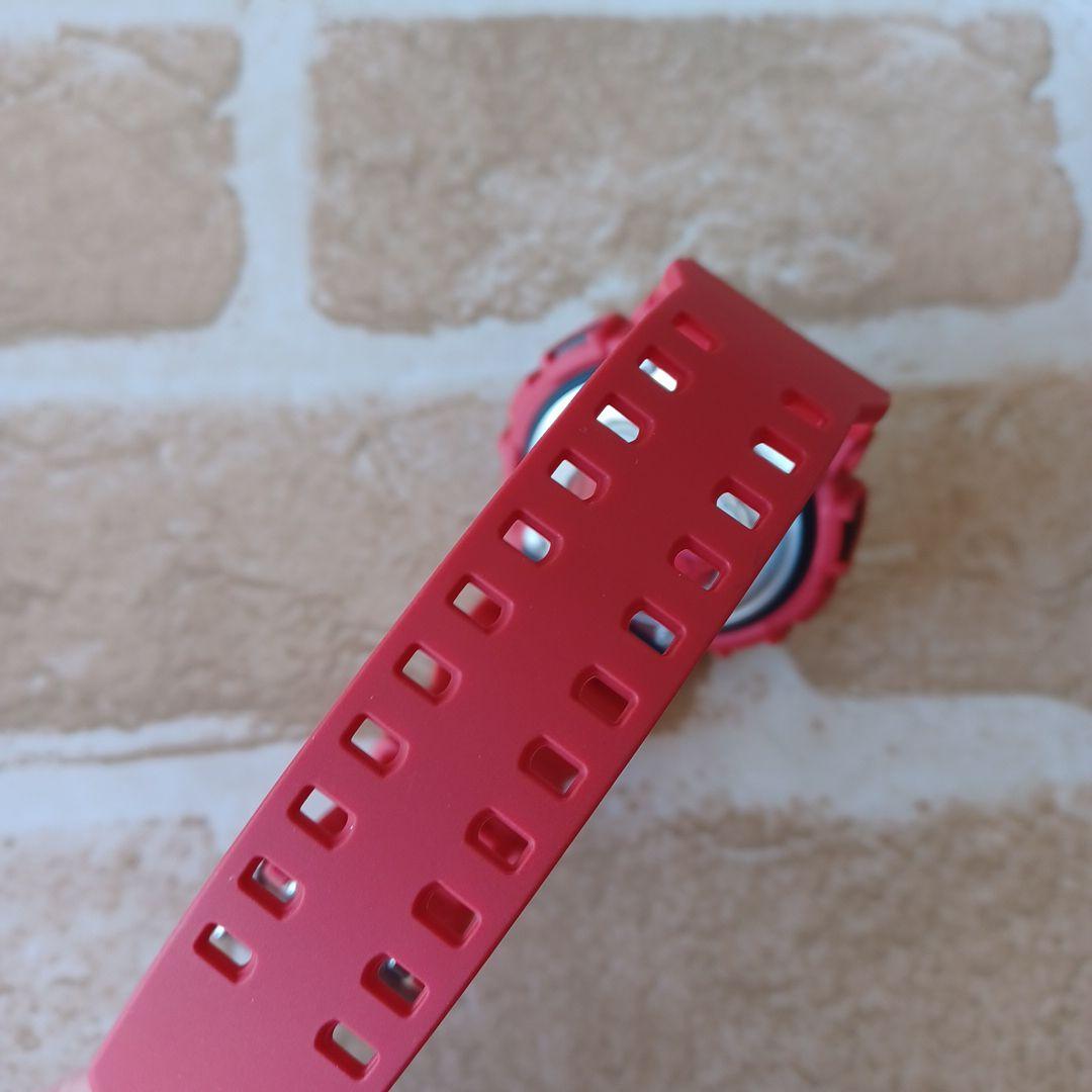 CASIO G-SHOCKジーショック腕時計 紅レッド　男梅コラボカラー