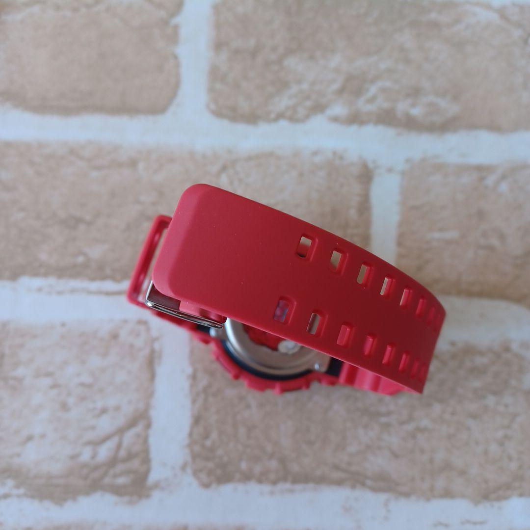 CASIO G-SHOCKジーショック腕時計 紅レッド　男梅コラボカラー