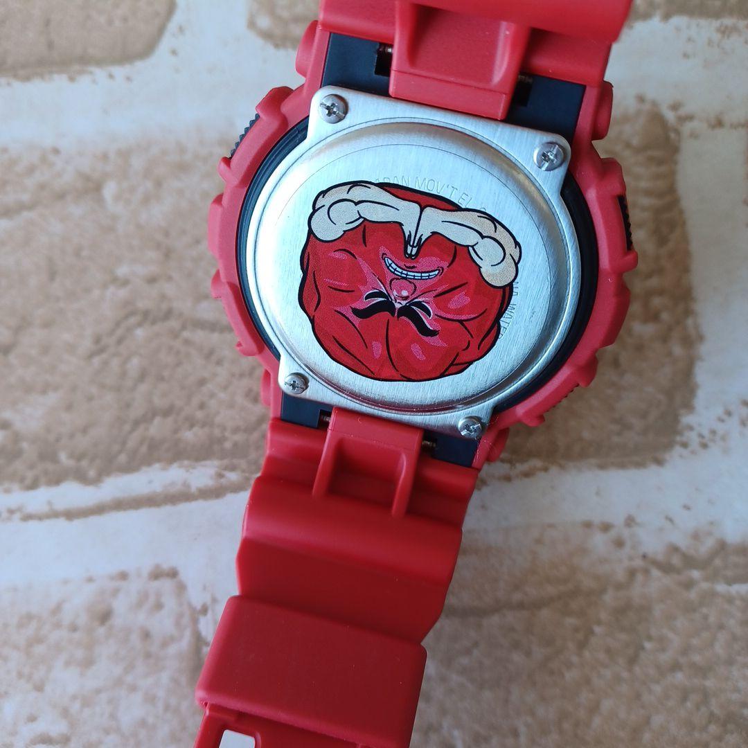 CASIO G-SHOCKジーショック腕時計 紅レッド　男梅コラボカラー