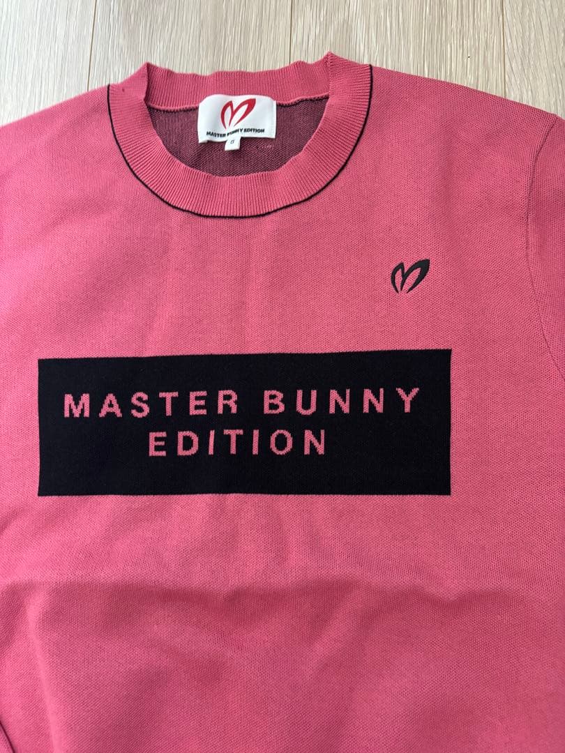 新品☆MASTER BUNNY EDITION ピンクセーター L