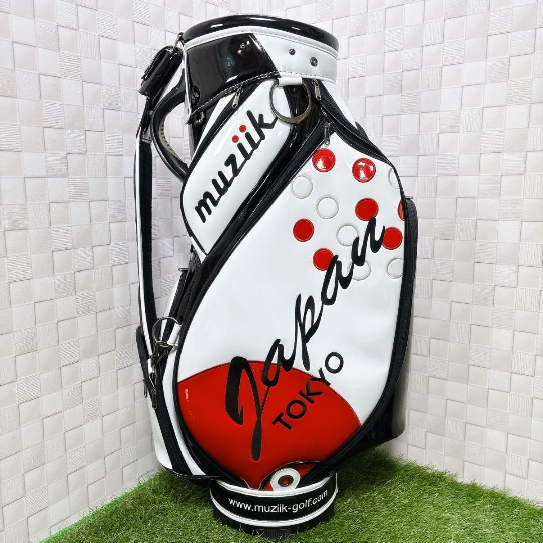 限定品 ムジーク キャディバッグ ジャパンデザイン 9.5インチ カート 3点式
