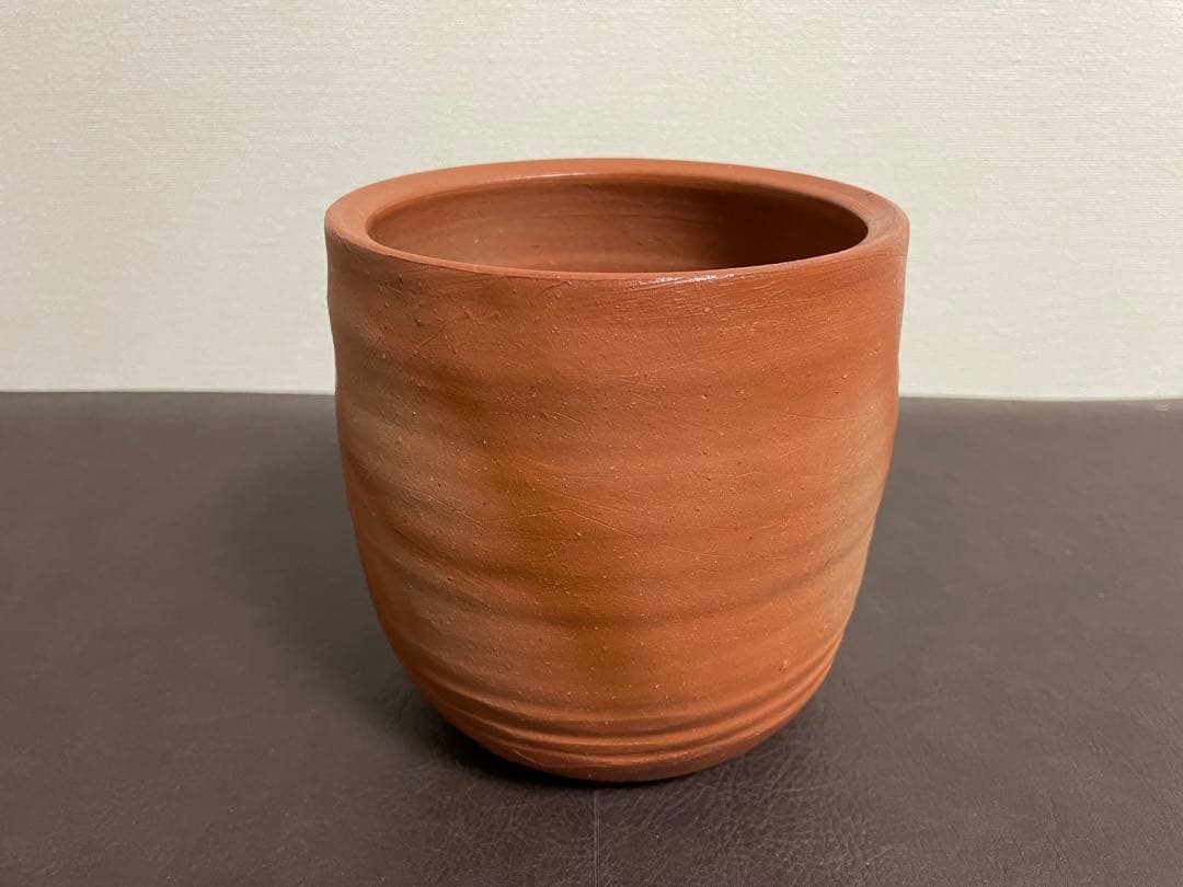 伊勢崎満　備前緋襷　棒ノ先水指　堀内宗完書付　備前焼　水指　茶道具