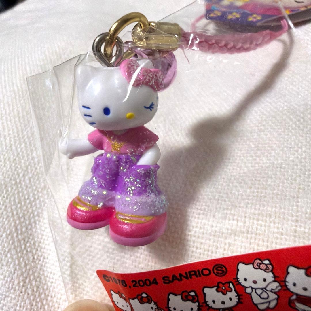 激レア！KITTY&MIMMY キティ根付 脚デカ ハローキティ根付け