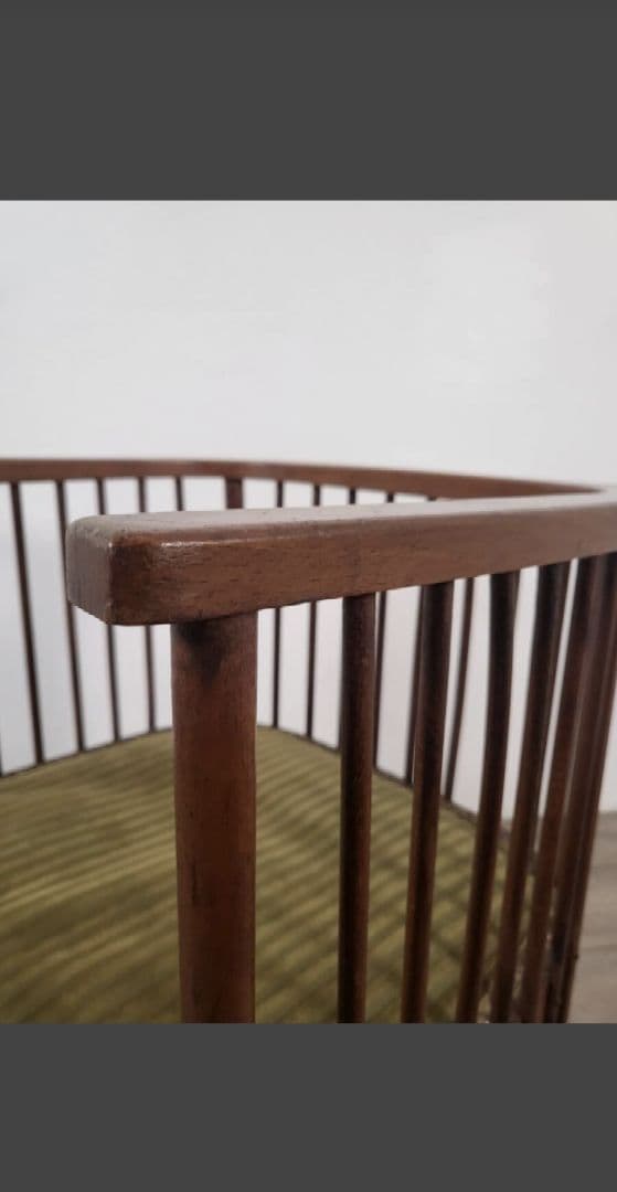 フランス アンティーク 1920年代 ウッドチェアー　フランクロイド風