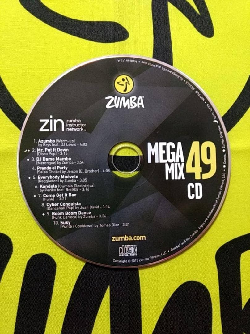 ZUMBA　ズンバ　MEGAMIX21～MEGAMIX50　CD　30枚セット