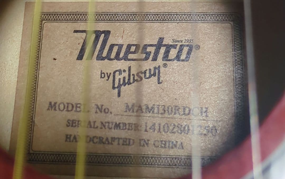 美品✨ Maestro byGibson/Junior45/MAM130RDCH