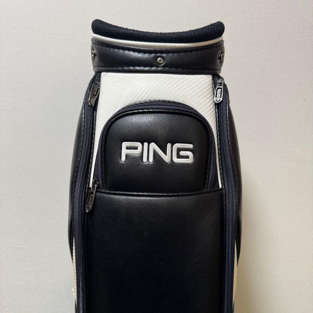 PING ピン キャディバッグ ゴルフバッグ ブラック 9型