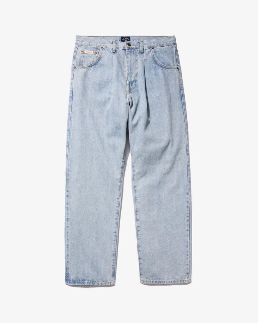 定価36,300円 NOAH Pleated Jeans w32 アイスブルー