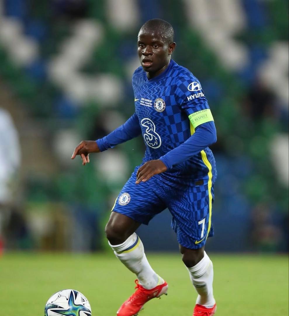 チェルシー　21/22 ホームユニフォーム　カンテ　UEFAスーパーカップ