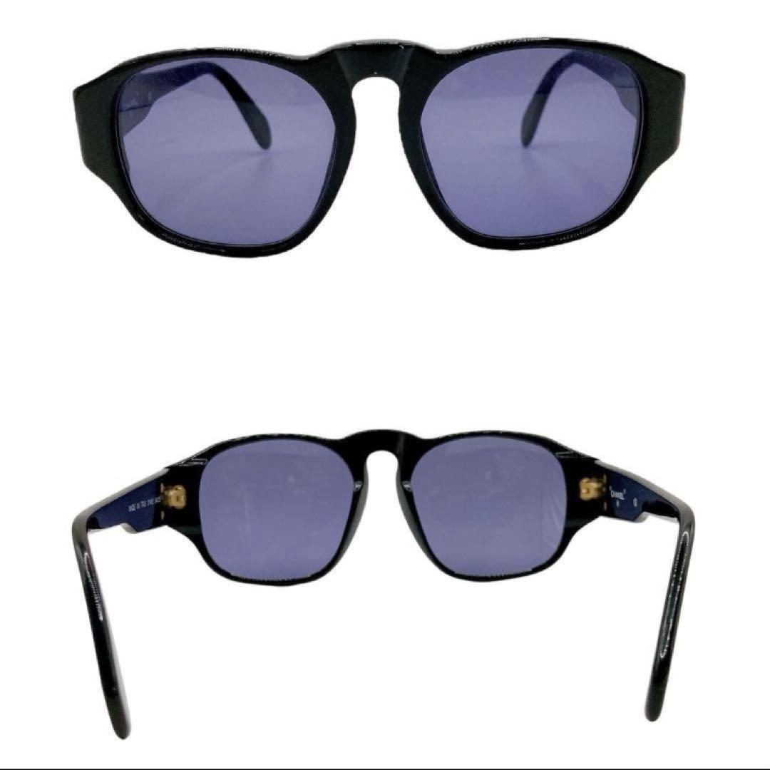 美品✨CHANEL シャネル　サングラス　ブラック　ココマーク　専用ケース付き