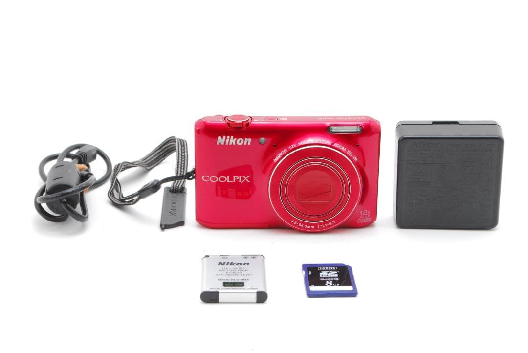 Nikon COOLPIX s6400 赤 コンパクトデジタルカメラ 動作確認済