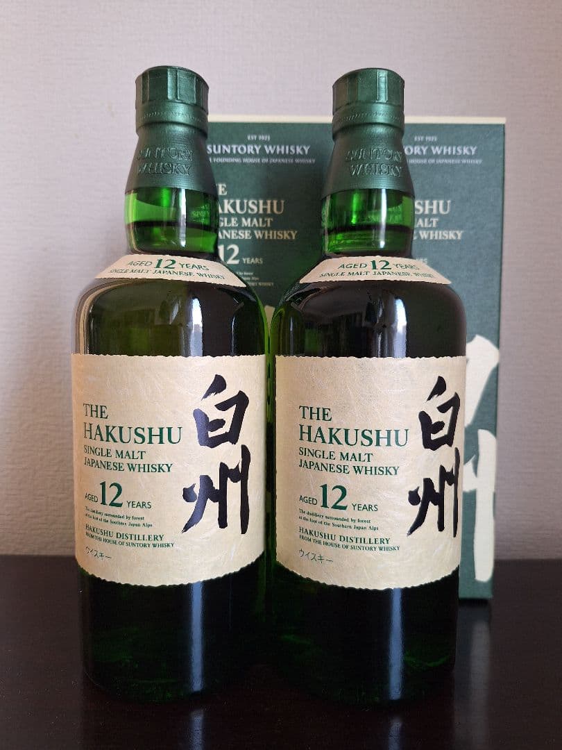 サントリー 白州12年 700ml×2本 新品箱付き