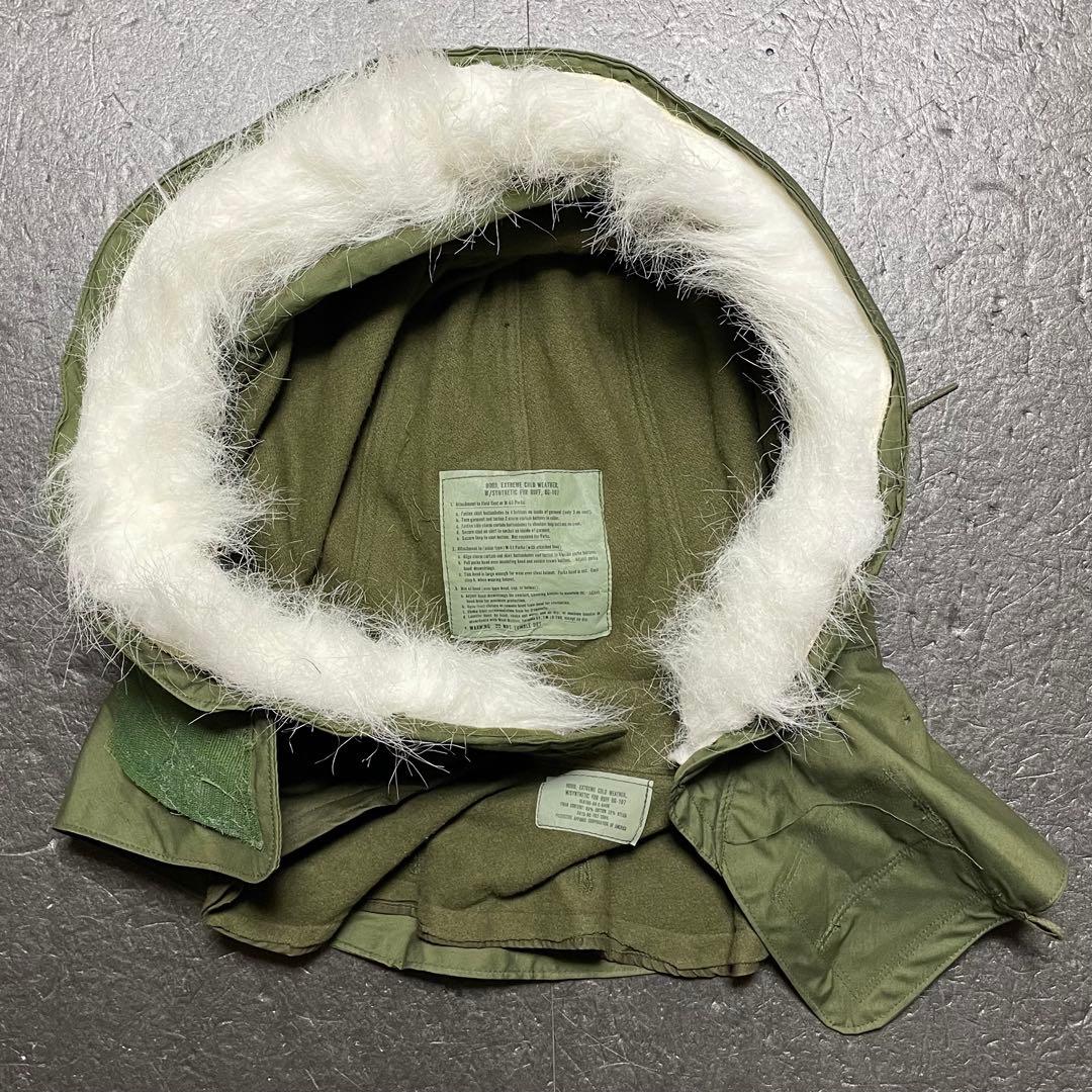 米軍実物 M65パーカー用フード 84年製