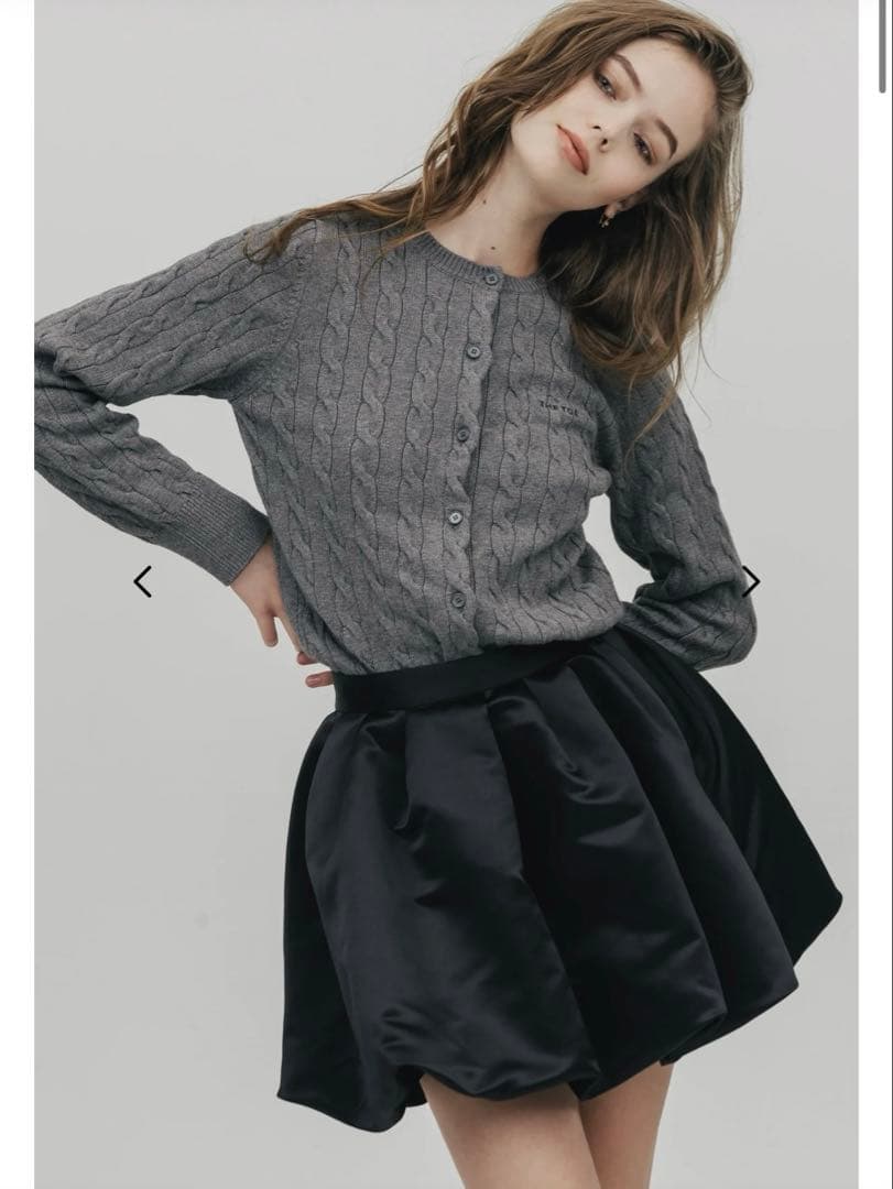 THETOE TOÉ Baker Cardigan グレー Sサイズ