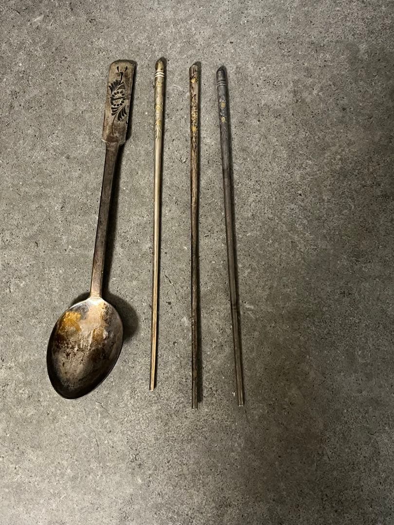 韓国製　銀製　カトラリー　ジャンク