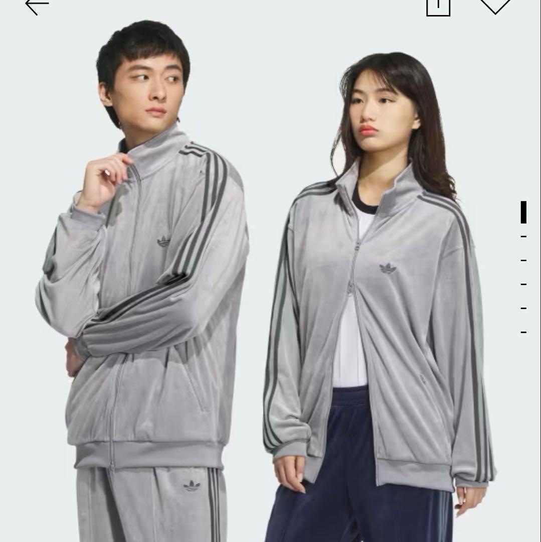 adidas ベロアトラックジャケット　トラックパンツ上下