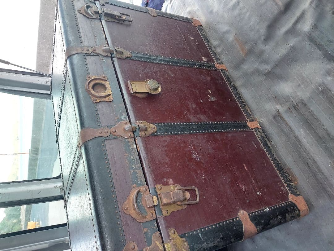 100年以上前の船舶トランク 当時もの